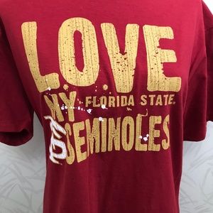 Love My Florida Seminoles Jansport Tee Garnet XL